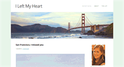 Desktop Screenshot of ileftmyheart.com